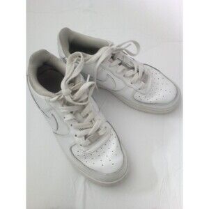 Nike Air Force 1 AF1 Shoes Sz 5.5Y Youth White COA Certificate Of Authenticty